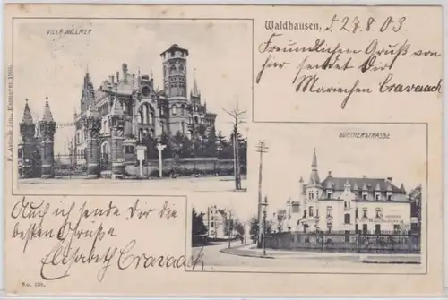88523 Mehrbild Ak Waldhausen Villa Willmer, Güntherstrasse 1903