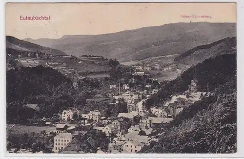 88928 AK Eulaugachtal - Haut Schneeberg, vue sur la vallée 1908