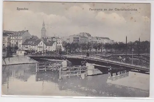 89127 AK Spandau - Panorama sur le pont Charlotte 1937