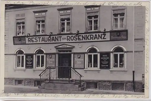 89976 Ak Leipzig Restaurant au Rosaire Lützner Strasse 54, 1936