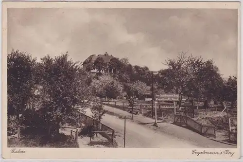 89984 Ak Guben Niederlausitz Engelmanns Berg vers 1930