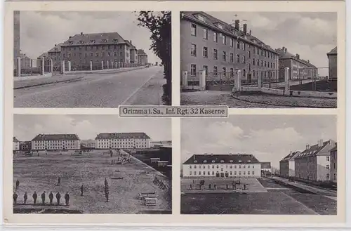 90216 AK Grimma in Sachsen - Infanterie Regiment 32 Kaserne 1936