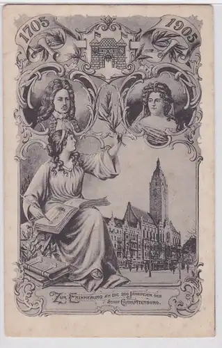 90860 AK Pour commémorer les 200 anniversaires de la ville de Charlottenburg 1705-1905