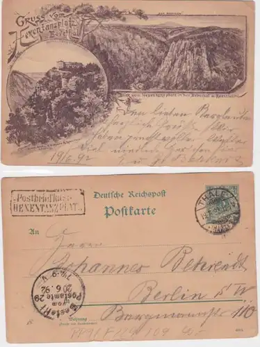 91224 DR Plein de choses Carte postale PP9/F229/9 Salutation de la place de sorcellerie 1892