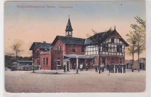 91261 Feldpost Ak Truppenübungsplatz Senne Hauptwache 1915