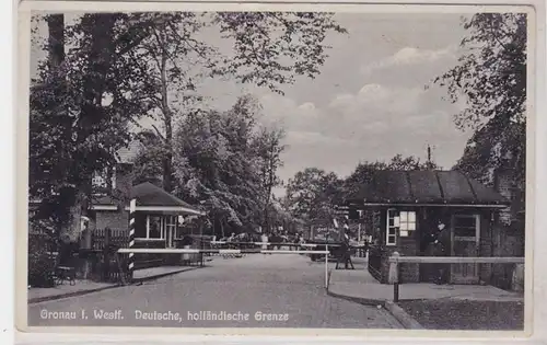 91269 Ak Gronau en Westphalie frontière allemande, hollandaise vers 1940