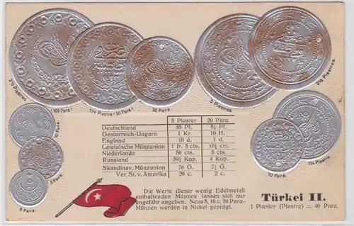 91663 Grage Ak avec des images de pièces Turquie II vers 1910