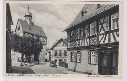92225 AK Höben-Kurort Königstein dans le Taunus - A l'ancienne mairie vers 1930