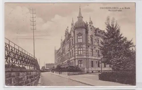 93223 Feldpost Ak Oschersleben an der Bode Moltkestrasse 1916