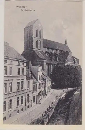 93721 Ak Wismar St.Nikolaikirche um 1908