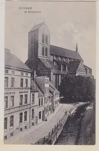 93721 Ak Wismar St.Nikolaikirche vers 1908