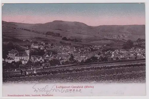 93815 Ak station thermale de Gersfeld (Rhön) Vue totale 1905