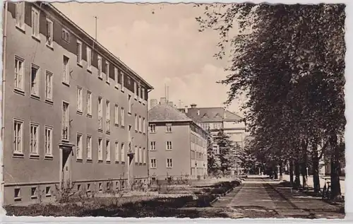 94178 Ak Guben Niederlausitz Blick zur Pestalozzischule 1958