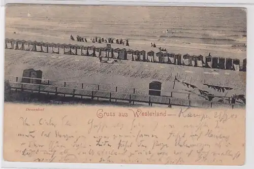 94298 Ak Salutation de Westerland Sylt Damesbad 1900