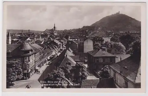 94421 Ak Brüx Most Blick von der Wenzelskirche über die Stadt 1941