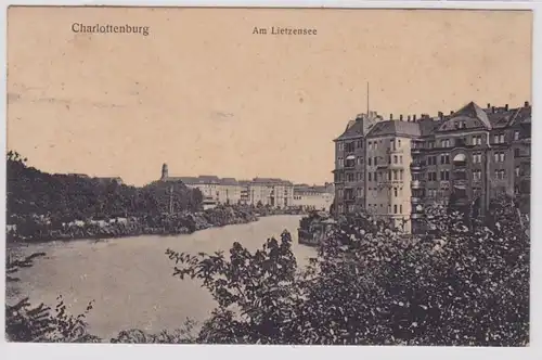 94444 Ak Charlottenburg am Lietzensee 1913