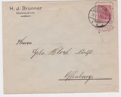 96013 DR Ensemble des affaires couverture PU27/B41/5 H.J. Brunner Hochneukirch 1912
