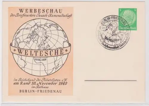 96030 DR Ganzsachen Postkarte PP126/C28/02 Werbeschau Briefmarken-Tausch Berlin