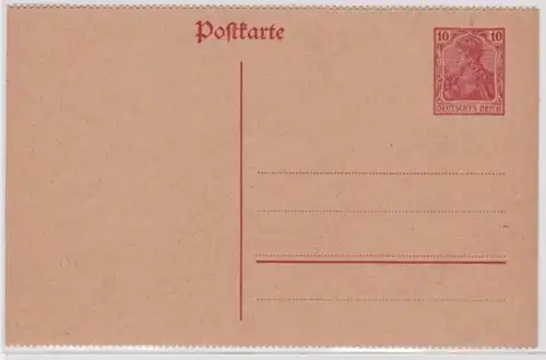 96086 DR entier carte postale P107II dentelée post-fraîchissement