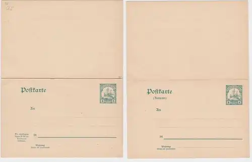 97411 DR entier carte postale P20 colonie allemande Allemagne Afrique de l'Est 4 Heller