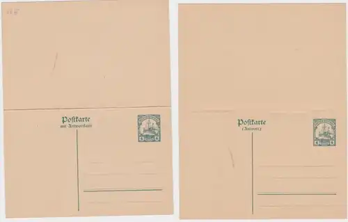 97917 DR entier carte postale P20 colonie allemande Allemagne Afrique de l'Est 4 Heller