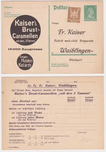 97986 DR Plein de choses Carte postale P170 Tirage Fr. Kaiser Fabrik Waiblingen