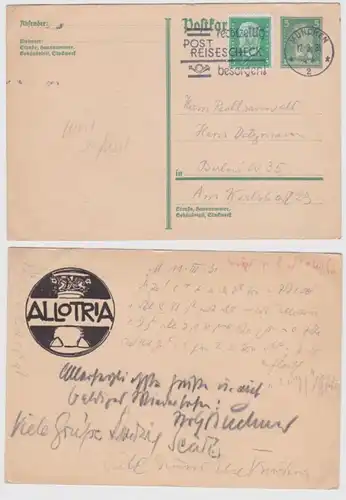 97993 DR Carte postale complète P175 tirage Allotria 1931