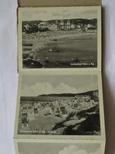 Leporello avec 10 images Balade baltique Binz sur Rügen - Château & Plage (112155)