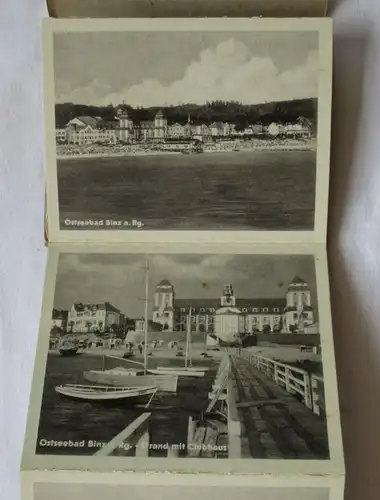 Leporello avec 10 images Balade baltique Binz sur Rügen - Château & Plage (112155)