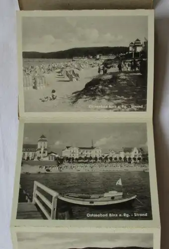 Leporello avec 10 images Balade baltique Binz sur Rügen - Château & Plage (112155)