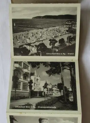 Leporello avec 10 images Balade baltique Binz sur Rügen - Château & Plage (112155)