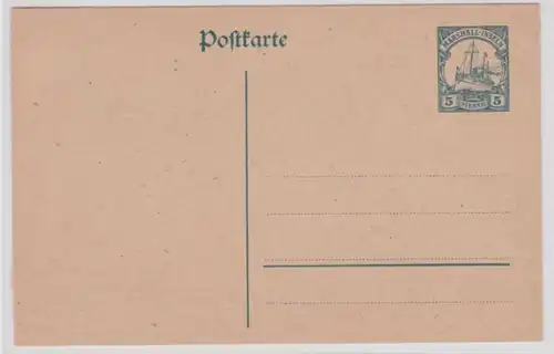 04938 DR Ganzsachen Postkarte P11 Deutsche Kolonien Marshall-Inseln 5 Pfennig