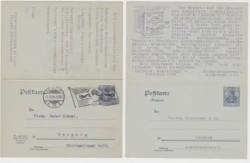 067770 DR Carte postale complète P63 Pression Glogowski & Co. Leipzig 1904