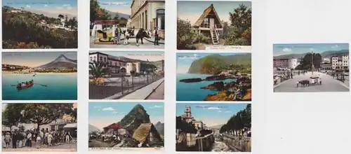11564/10 Ak Madeira Funchal Stadtansichten 1914