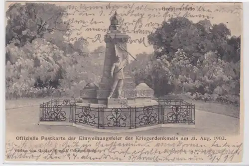 13403 Ak fête d'inauguration du monument guerrier 1902