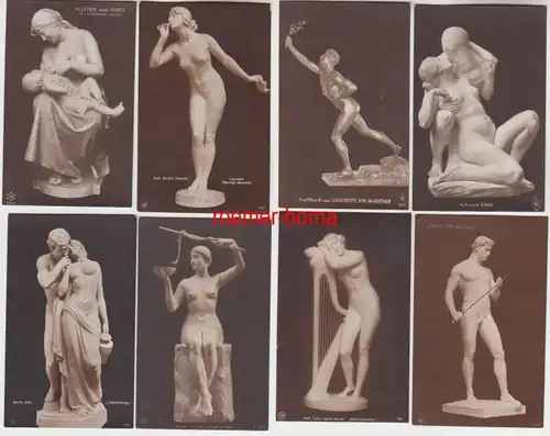 13644/8 Arts et sculptures érotiques Ak vers 1910