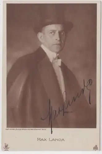 16407 Autograph Carte Acteurs Allemands Max Landa vers 1935