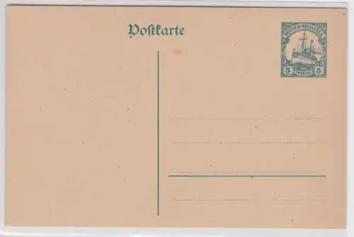 23151 DR Carte postale complète P14 Colonies allemandes Allemagne-Nouvelle-Guinée 5 centimes