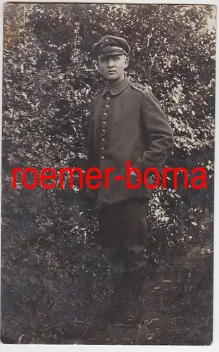 23559 Foto Ak Soldat des Luftschifferbataillon 1.Weltkrieg