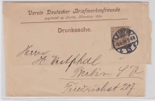 24842 Privat Ganzsachen Streifband Verein Deutscher Briefmarkenfreunde Berlin