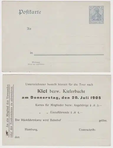 29378 DR Plein de choses Carte postale P63 Imprimer Commande Tour de Hambourg à Kiel