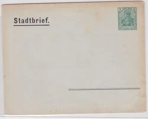 31364 DR Ganzsachen Umschlag PAU5/B11 Kiel Typ 5 Stadtbrief