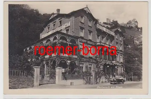 32637 Ak Bacharach am Rhein Hotel Herbrecht vers 1930