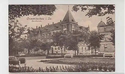 37291 Leporello Art Nouveau Ak Lübbecke i.W. Markt 1908