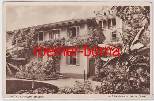 38643 Ak Baveno Italie Lago Maggiore Hotel Simplon 1951