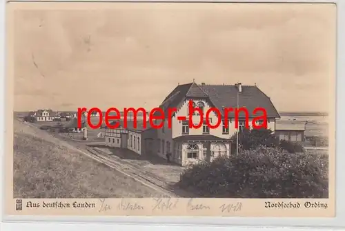 48597 Ak Mer du Nordbad Ording Hotel Utholm 1937