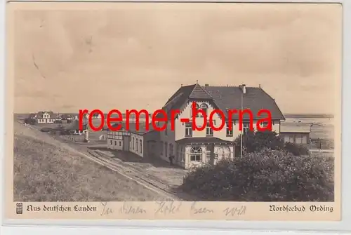 48597 Ak Nordseebad Ording Hotel Utholm 1937