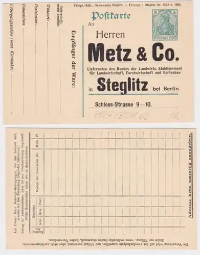 57179 Carte postale P90 Impression Metz & Co. Horticulture Fournisseur Steglitz