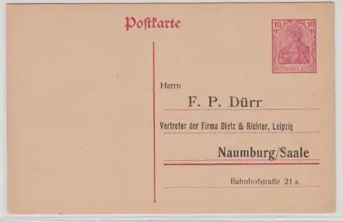 59456 DR Carte postale complète P107 Tirage F.P. Dürr Dietz & Richter Naumburg