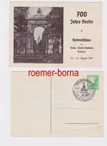 60607 Ak 700 Jahre Berlin Heimatschau im Verw.Bezirk Pankow 1937